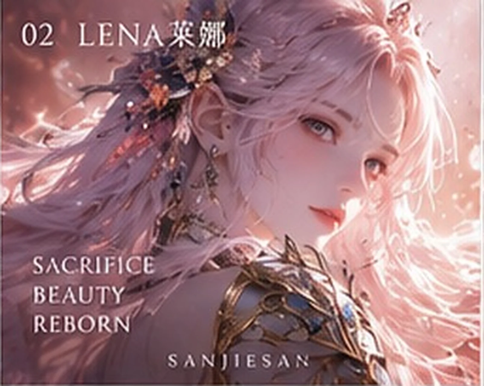 Lena · character study · Sanjiesan concept artwork