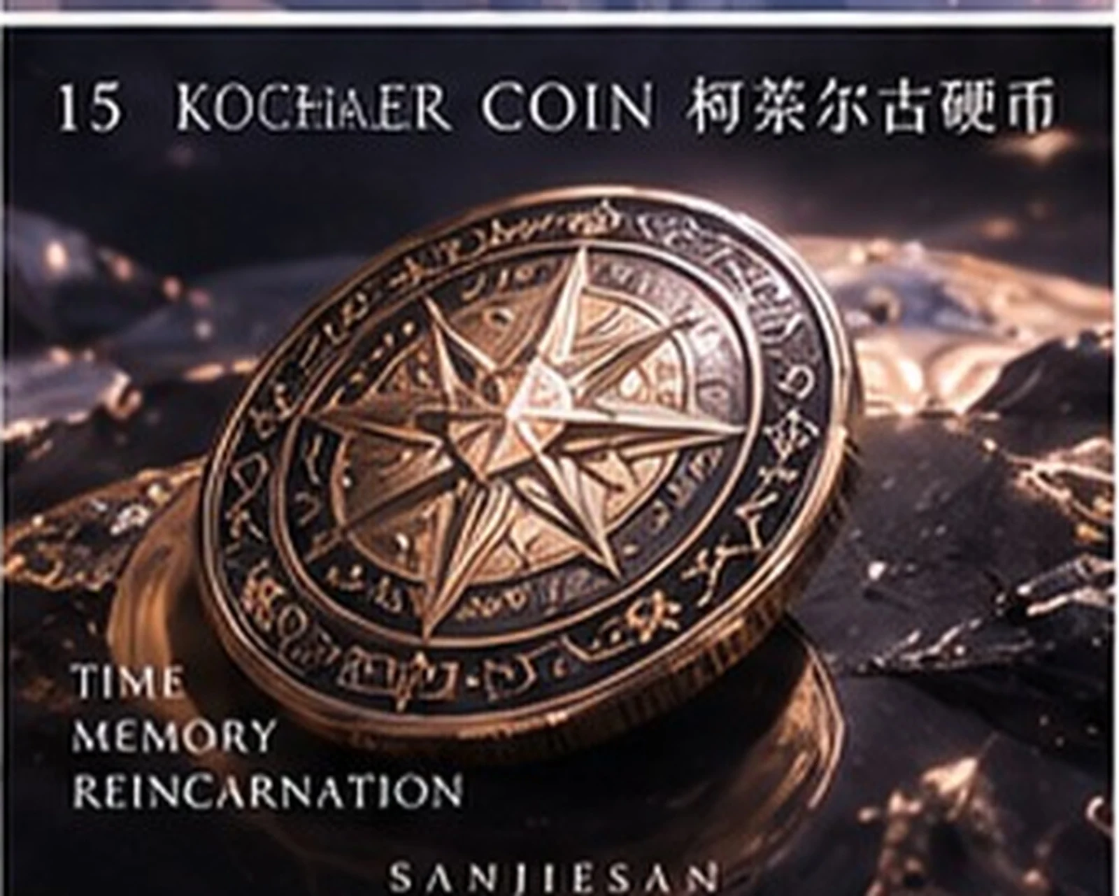 Kochaer ancient coin · prop study · Sanjiesan concept artwork
